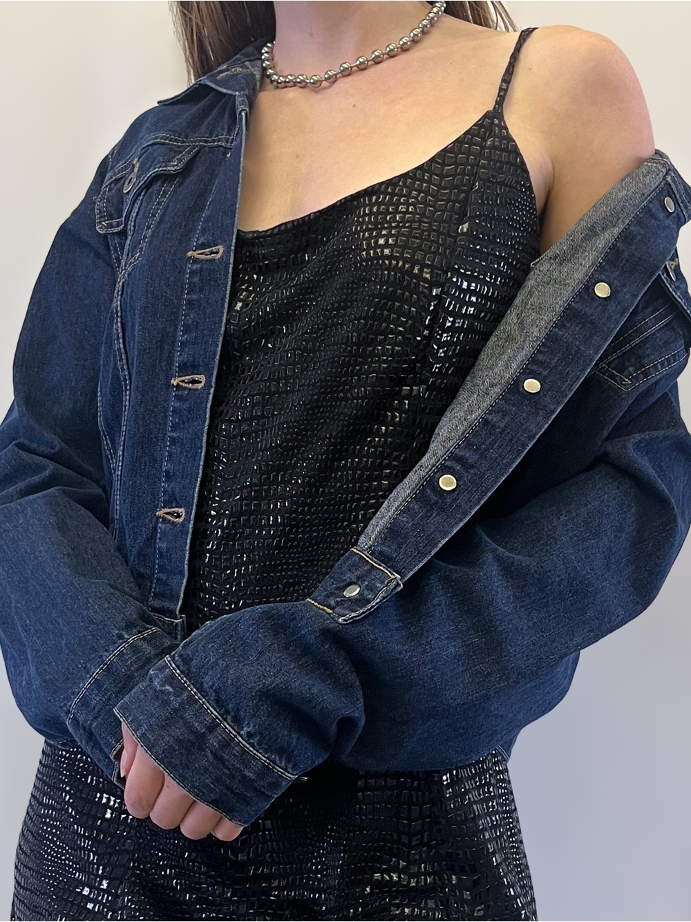 1990s Ikeda Dark Wash Denim Jacket